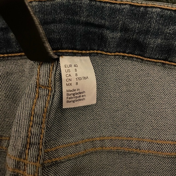 High rise laced jeans H&M - Picture 3 of 4